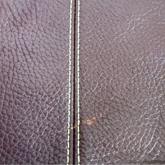 DOONEY & BOURKE Leather Black Brown Bag Purse - Picture 7 of 10